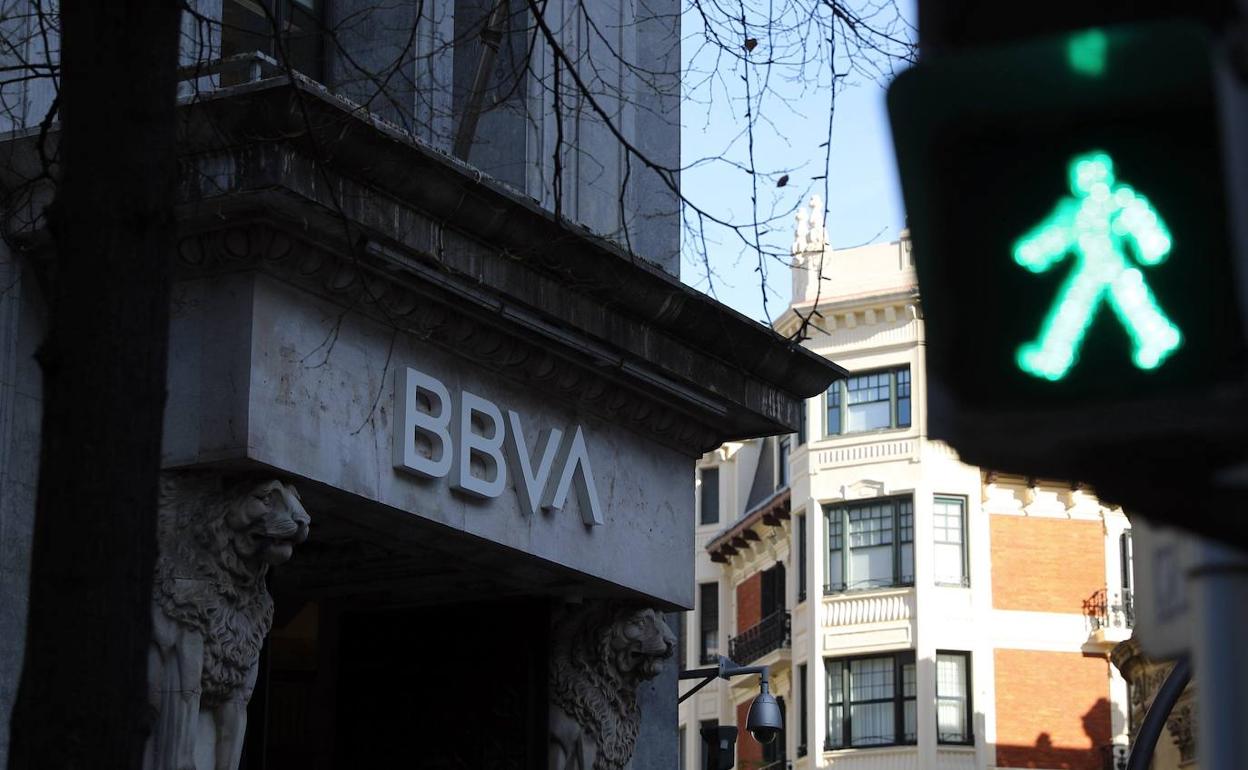 Oficina del BBVA.