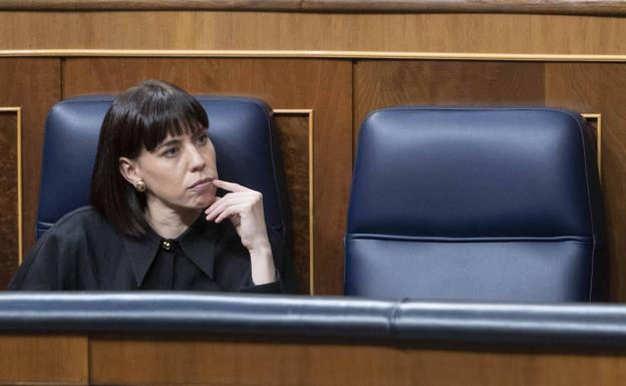 La ministra Diana Morant, en el Congreso. 