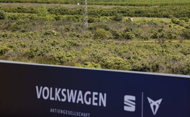 Terrenos donde se proyectó la gigafactoría de baterías de Volkswagen en Sagunto. 