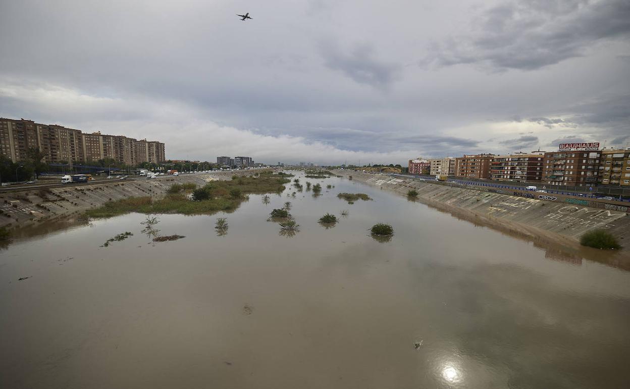 Nuevo cauce del Turia a su paso por Valencia, tras el paso de la DANA del 11 de noviembre.