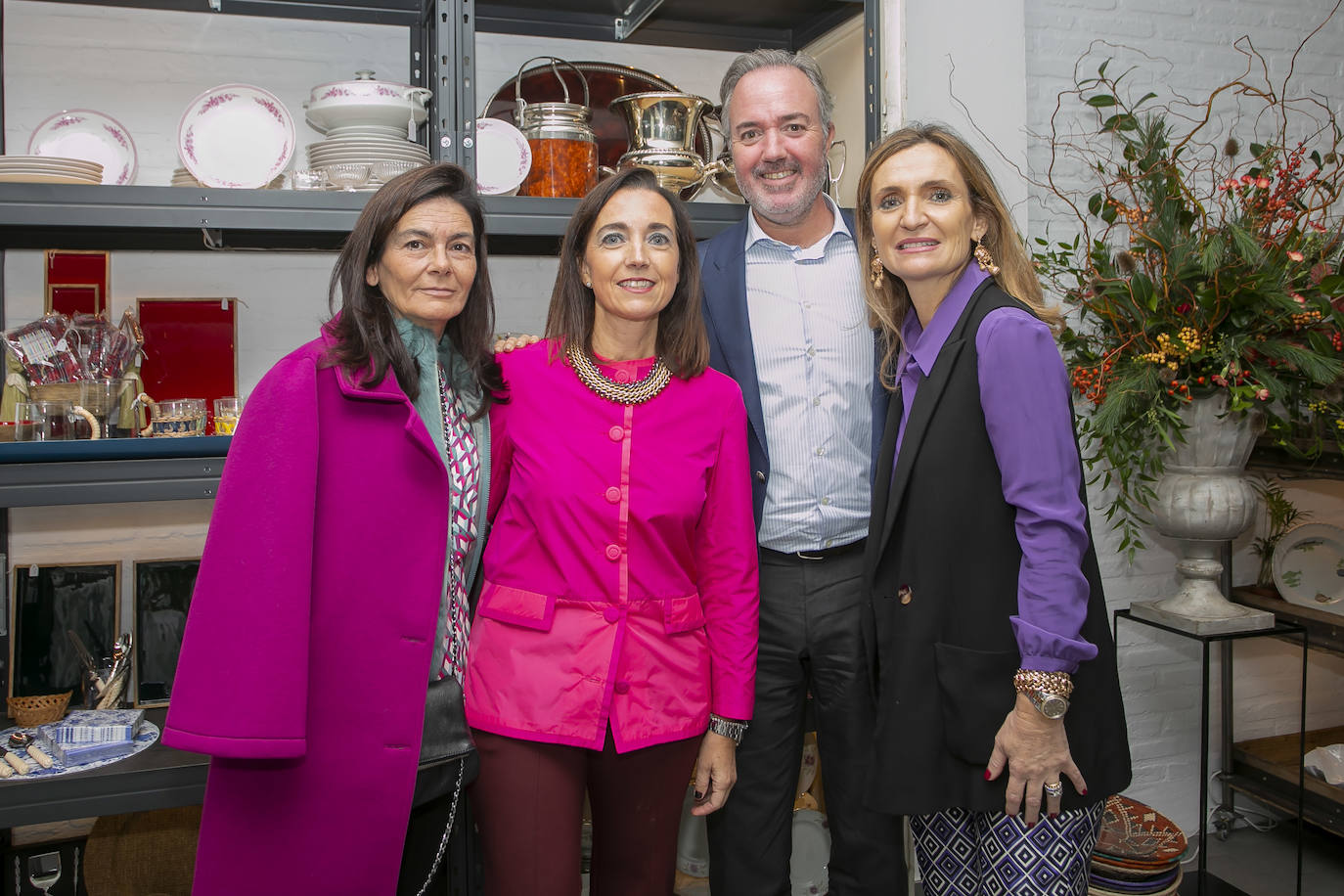 Arantxa Ripoll, María González , Jose González y Rocío Andrés.