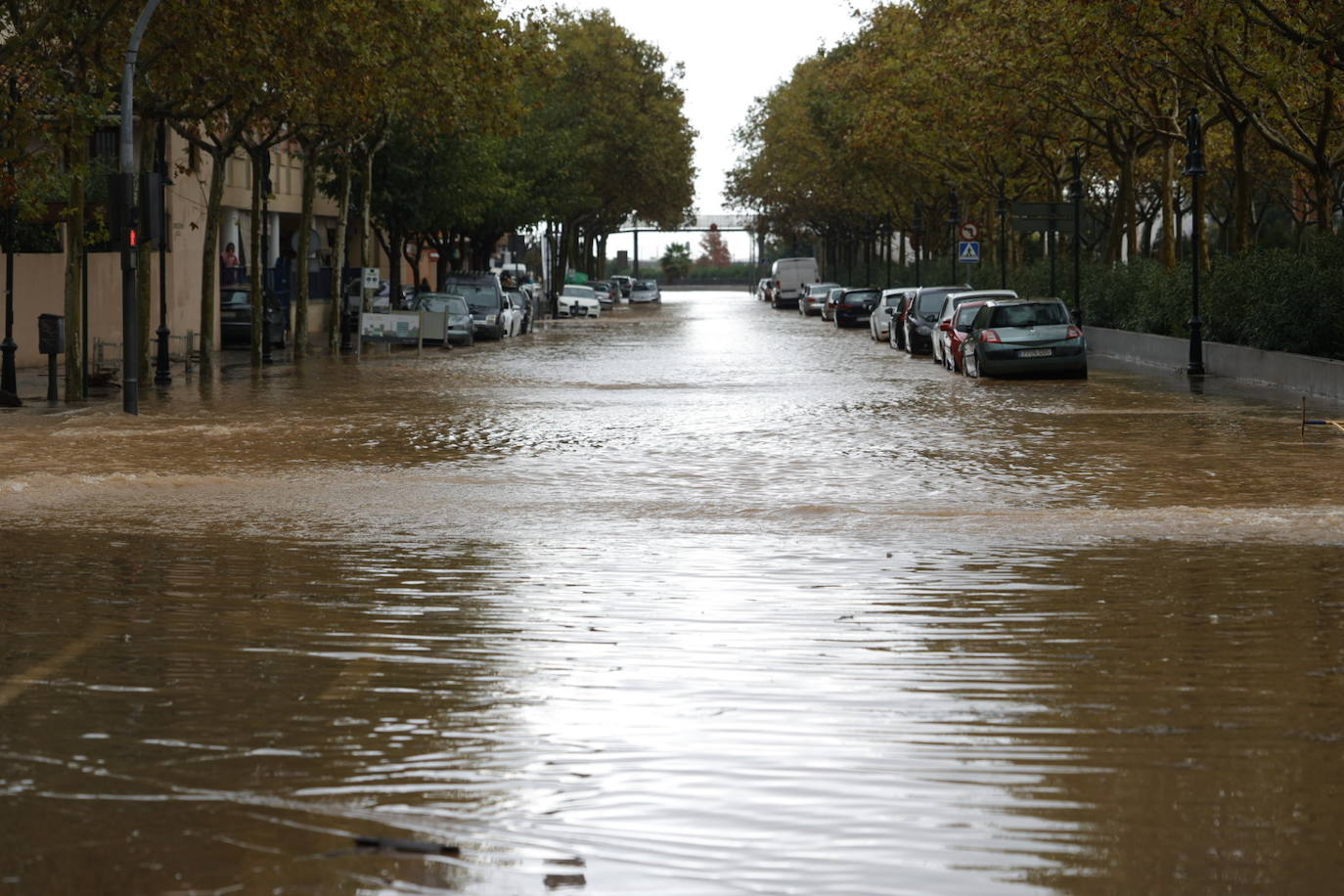 Aldaia, inundada por las fuertes lluvias