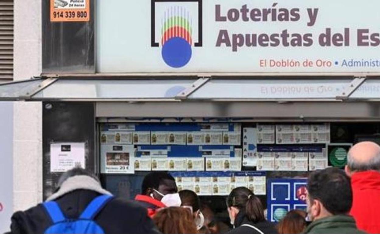 Una administración de Lotería. 