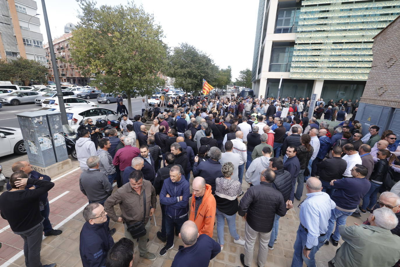 Fotos: Protesta de los taxistas en Valencia