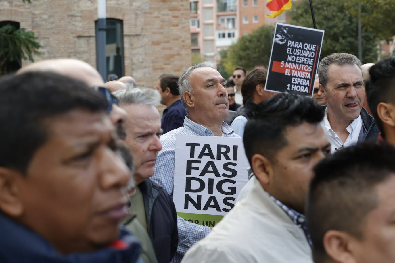 Fotos: Protesta de los taxistas en Valencia