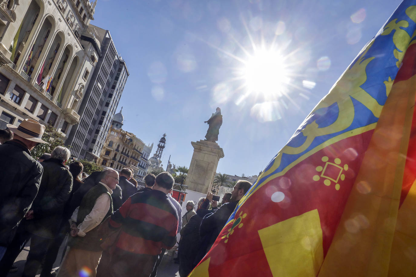 Fotos: Protesta por la figura de Francesc Vinatea en Valencia