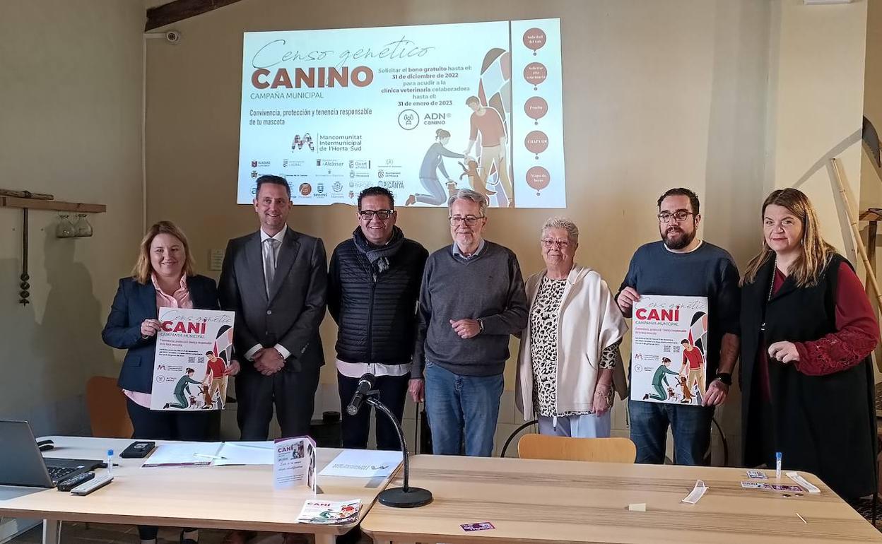 La presentación en la sede de la Mancomunitat de l'Horta Sud. 