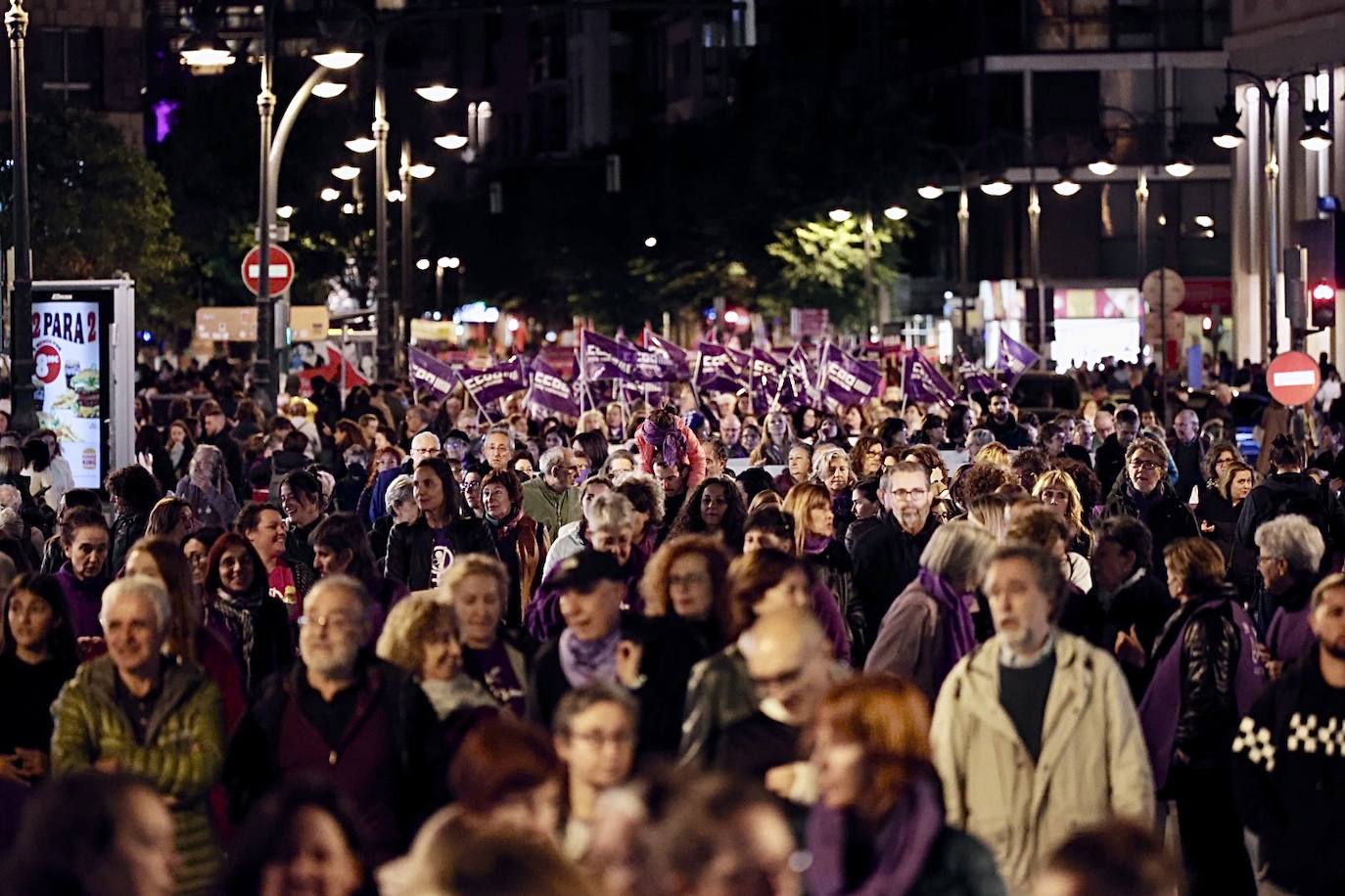 Fotos: Así ha sido la manifestación del 25N en Valencia