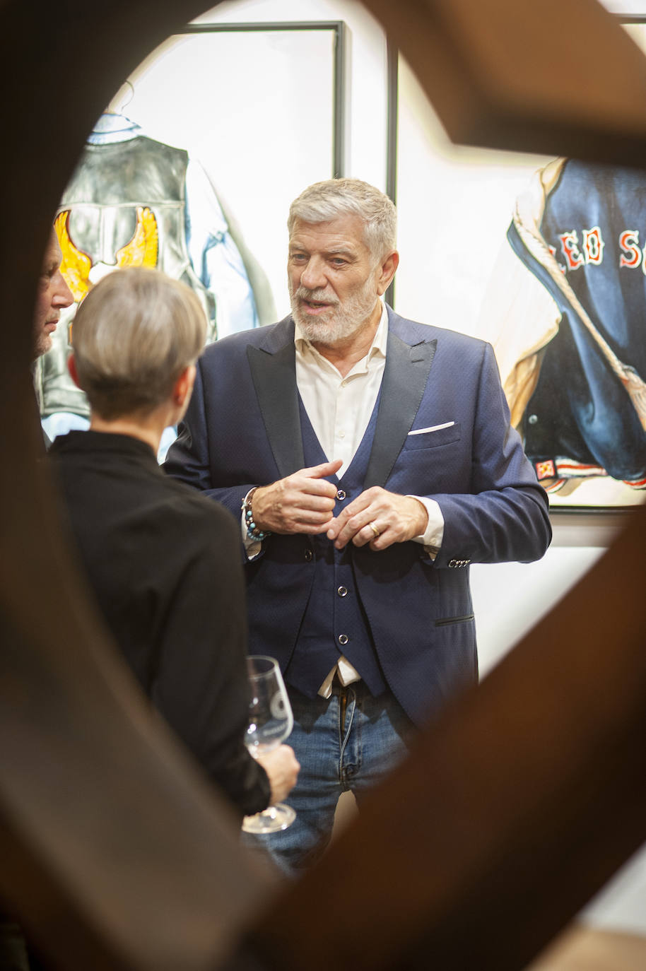 Stéphane Alaux, durante la inauguración.