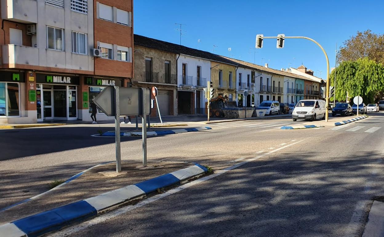 La nacional atraviesa Sueca. 