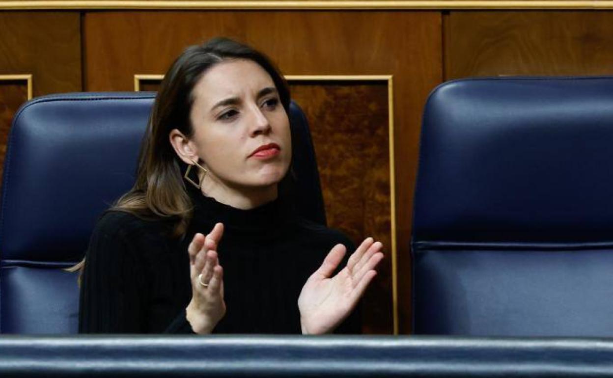 La ministra de Igualdad, Irene Montero.