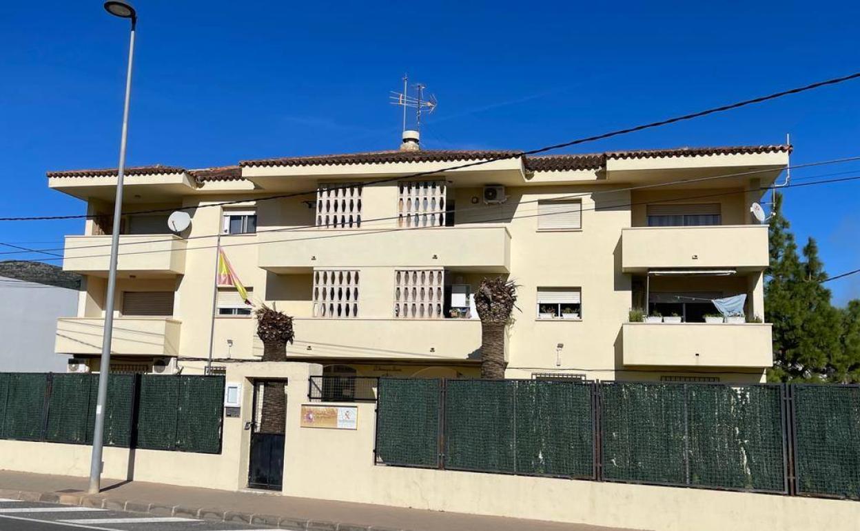 El cuartel de la Guardia Civil de Xaló. 