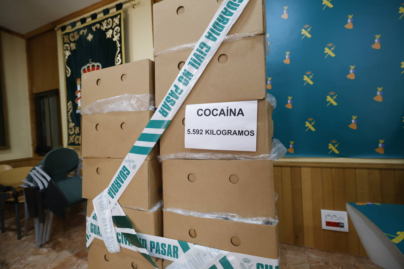 Fotos: Intervenidas en el Puerto de Valencia 5,6 toneladas de cocaína, el mayor alijo en España en cuatro años