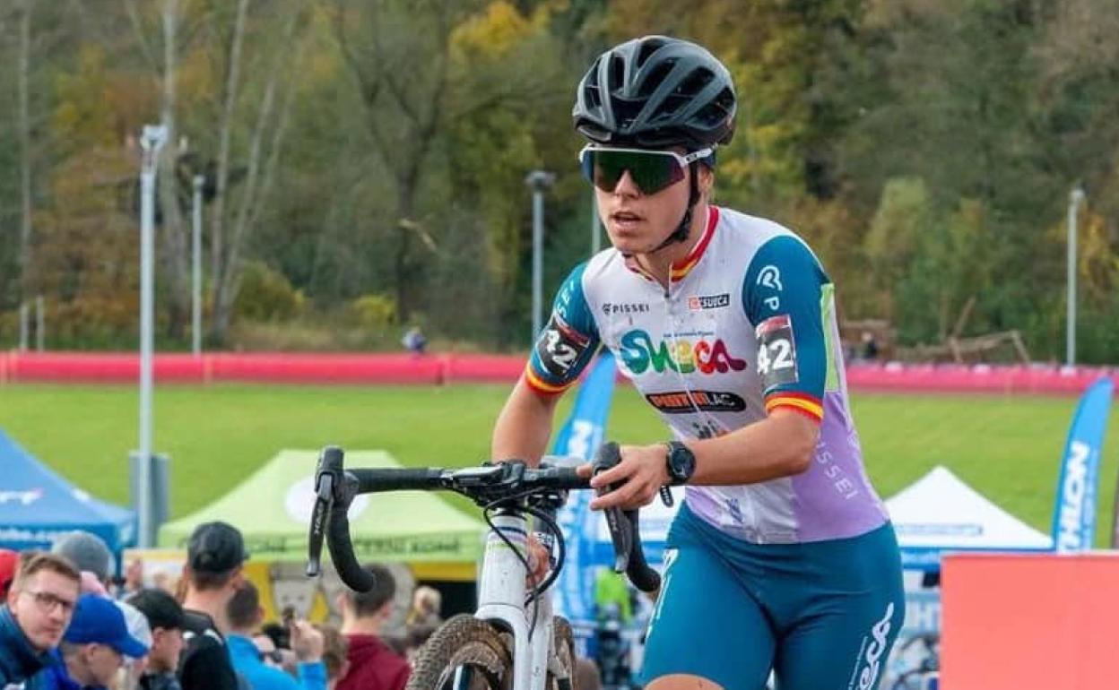 La ciclista de Sueca, Sara Bonillo, estará en la Copa del Mundo de Dublín este domingo. 