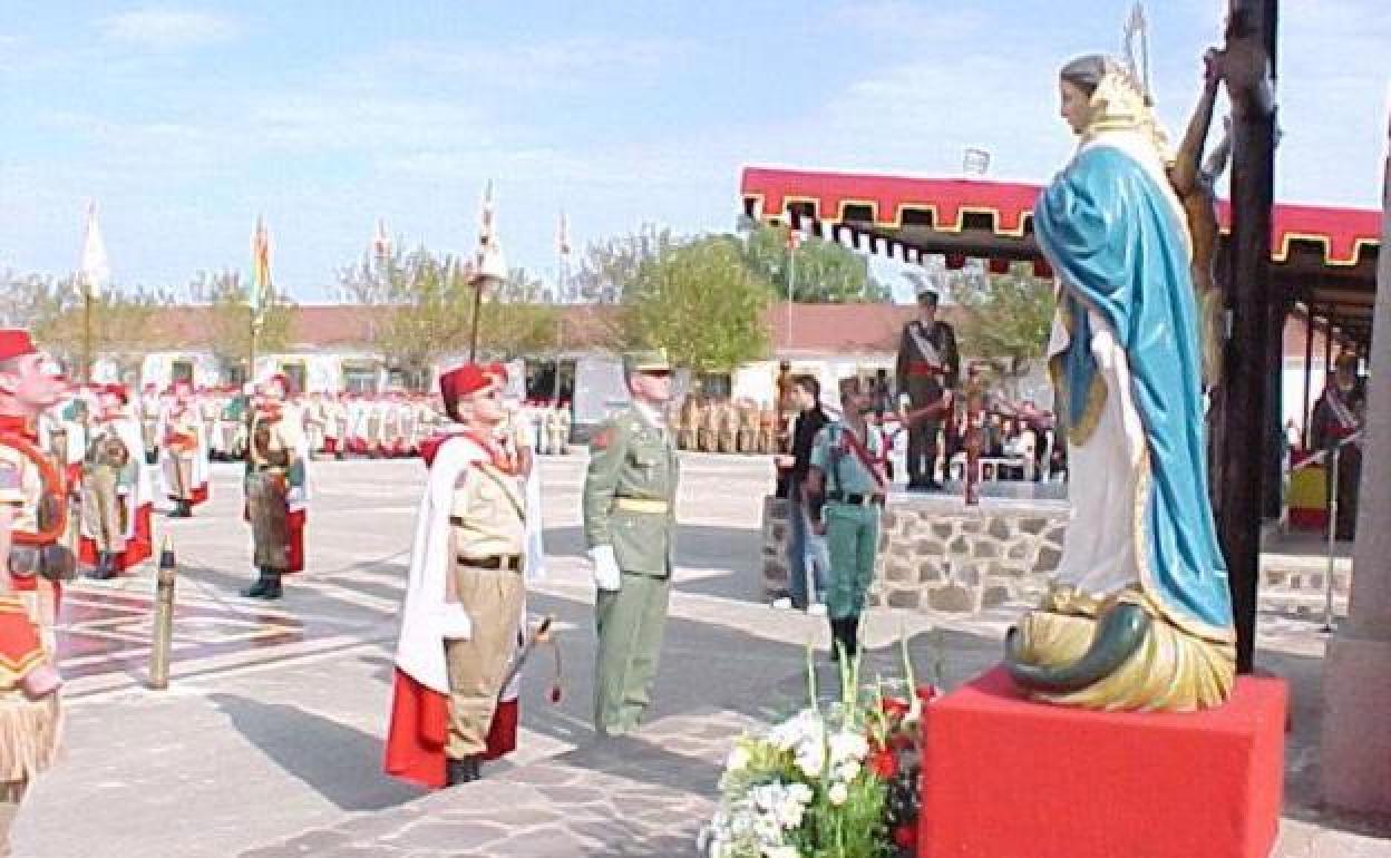 Los Tercios españoles en Melilla, el día de la Inmaculada Concepción, en una imagen de archivo. 