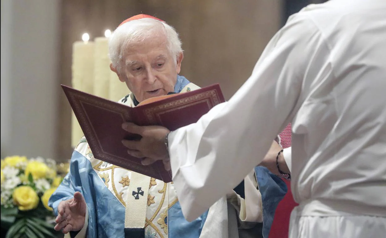 El cardenal Cañizares. 