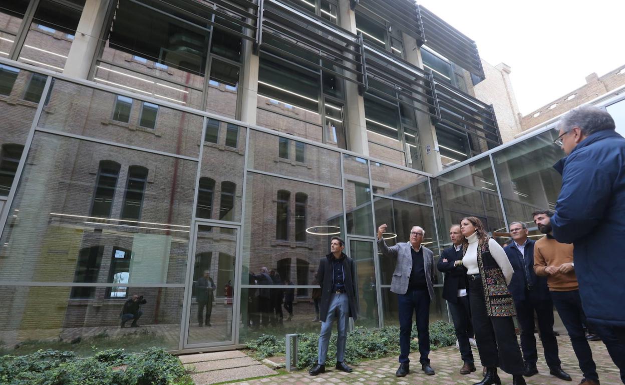 Edificio de la antigua Harinera del Grao, que acogerá a start-ups, equipos de investigadores y que será sede de Invest Valencia. 