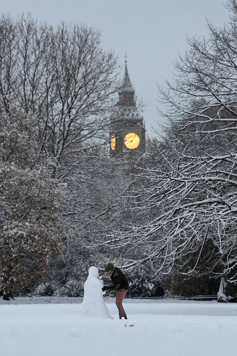 Fotos: Espectacular nevada en Londres