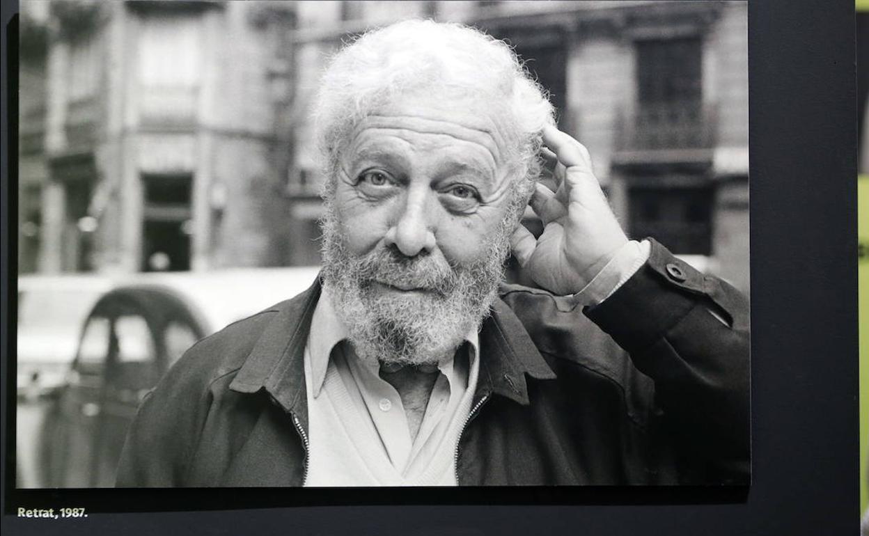 Fotografía de Berlanga, tomada por 'El flaco', que se expuso en el MuVIM. 