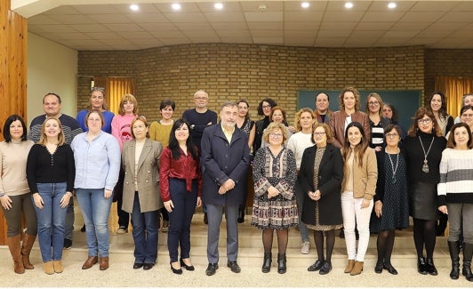 Participantes de la asamblea de la Red.