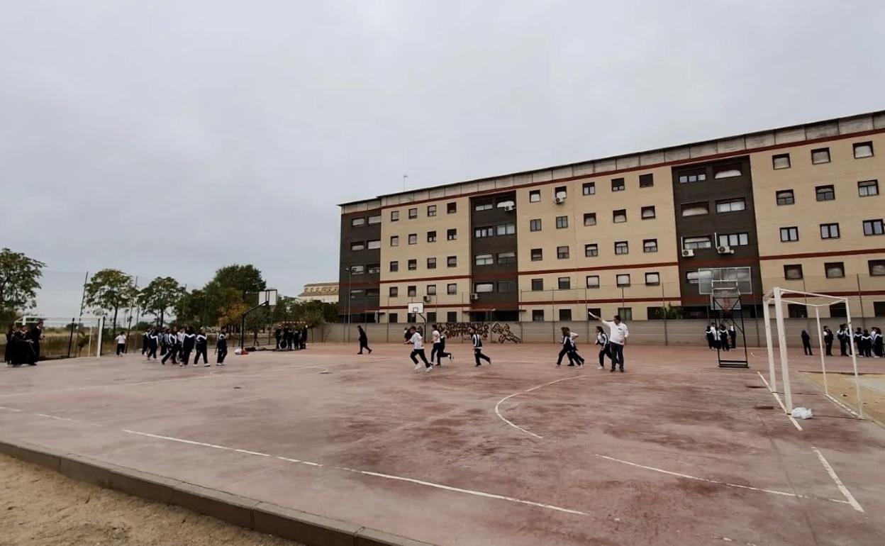 Patio del Colegio Diocesano Santa Clara, de Ocaña (Toledo).