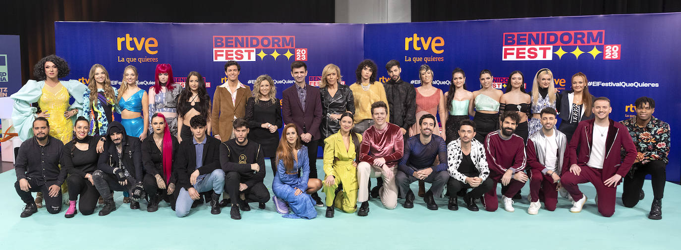 Fotos: Puesta de largo del Benidorm Fest 2023: estos son los 18 candidatos