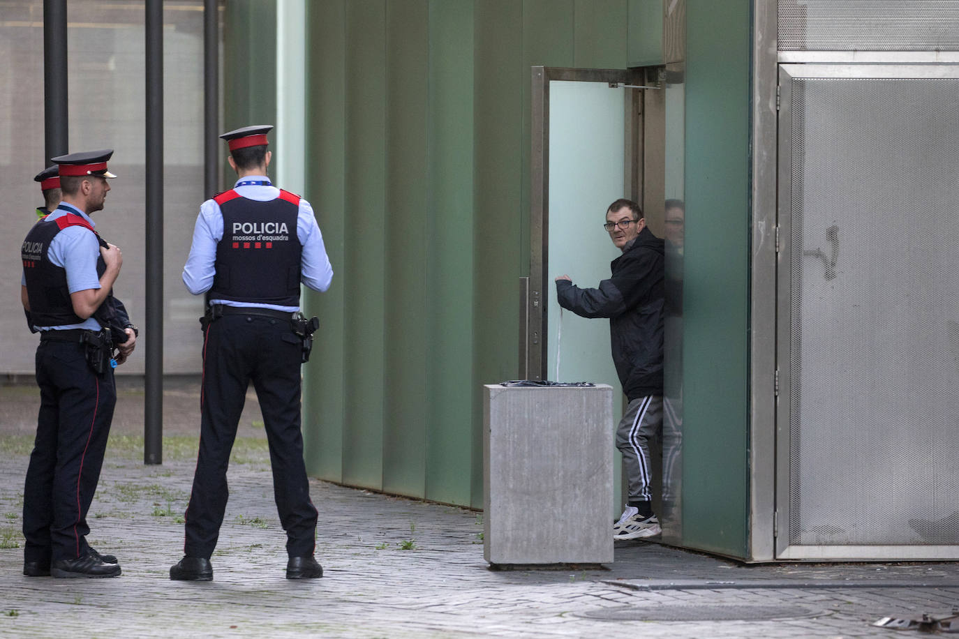 Fotos: Miguel Ricart sale de la Ciudad de la Justicia de Barcelona