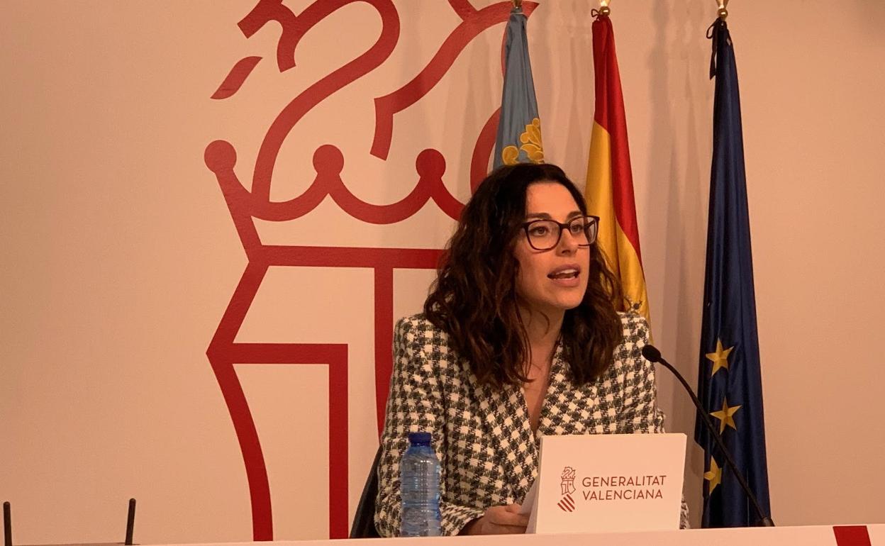 La vicepresidenta del Consell, Aitana Mas. 