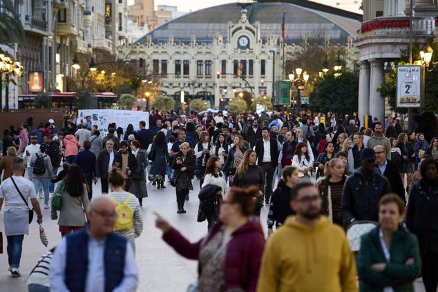 Fotos: Las espectaculares imágenes del centro de Valencia en Navidad