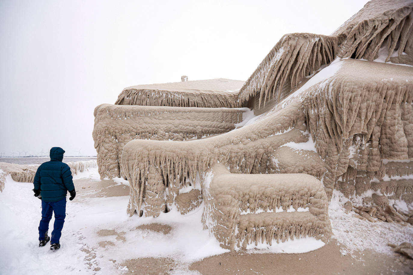 Fotos: La nieve y el hielo sepultan el estado de Nueva Yok