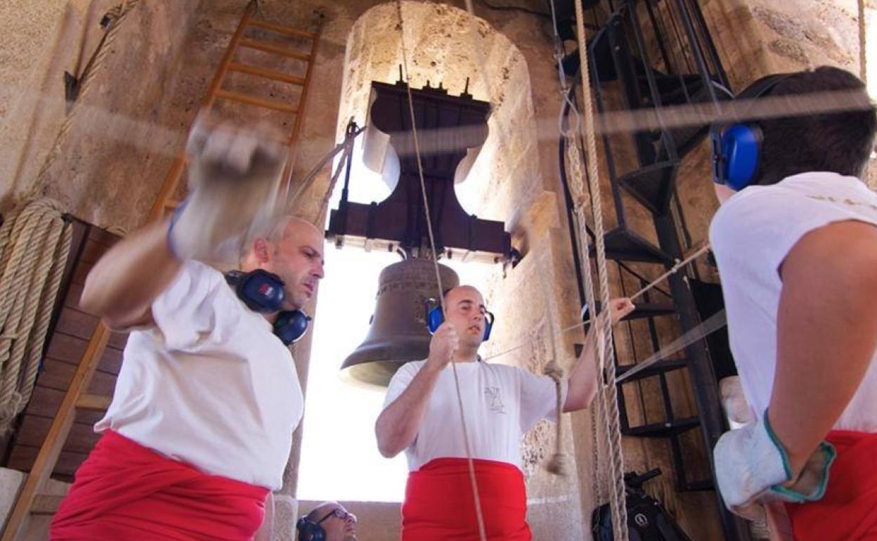 Los campaners d'Albaida han conseguido que la Unesco declare el toque manual como Patrimonio Inmaterial. 