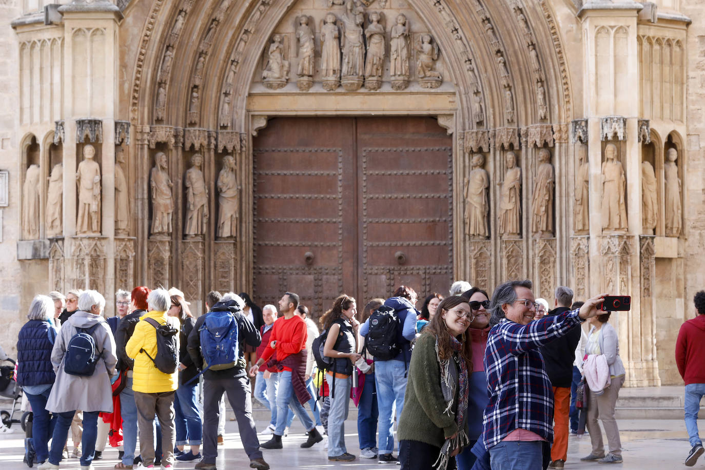 Fotos: El centro de Valencia, lleno en Navidad