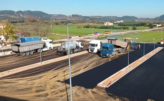 El nuevo aparcamiento público del  hospital estará abierto el lunes 2 de enero. 