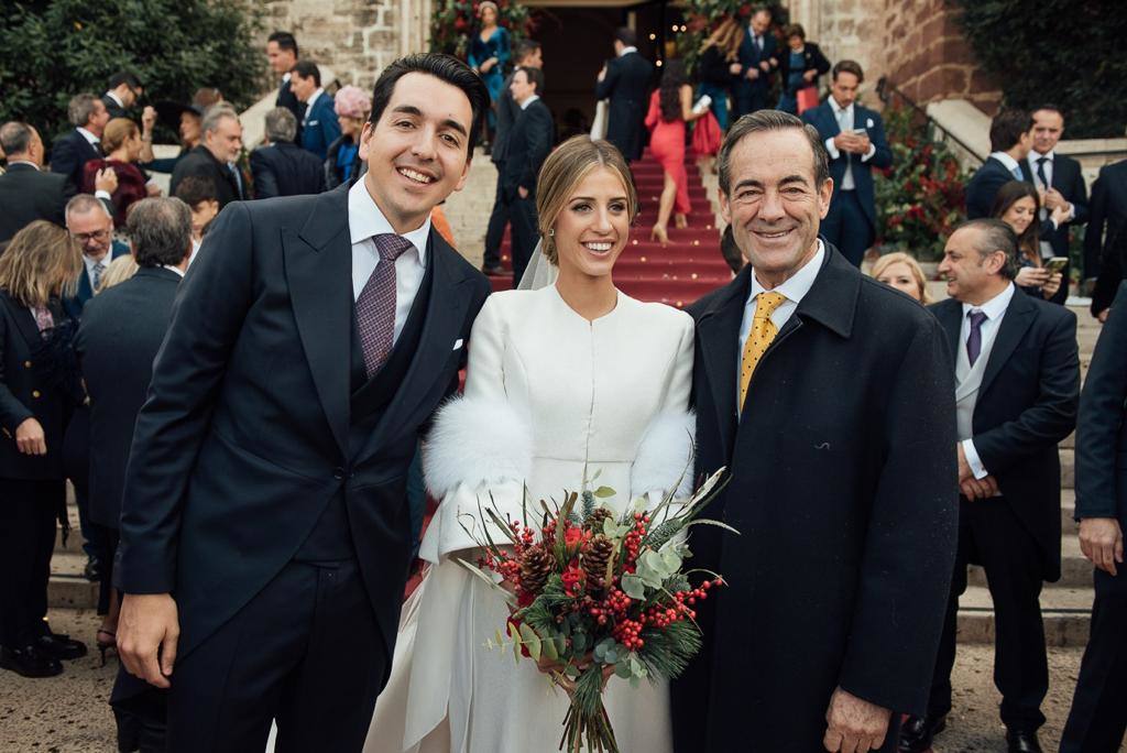 No podía faltar una boda navideña, la de María Martínez y Sebas Moreno, que se celebró a principios del mes de diciembre en El Puig.