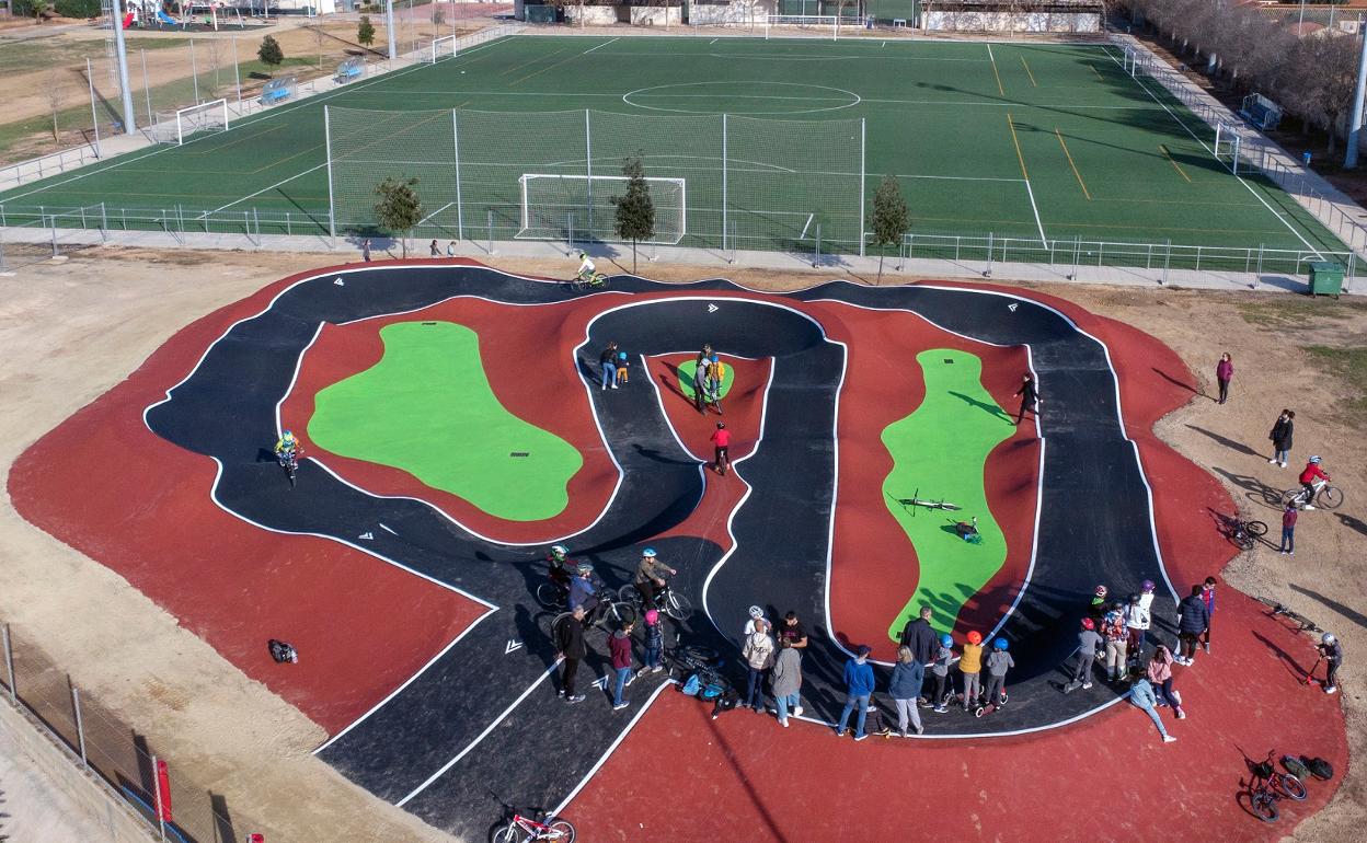 Pump track de Almussafes. 