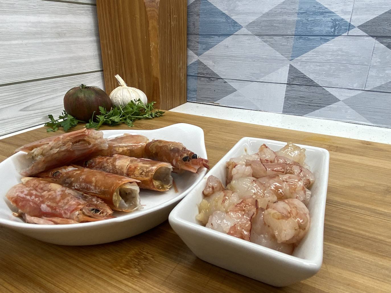 Meloso de gambones y alcachofas