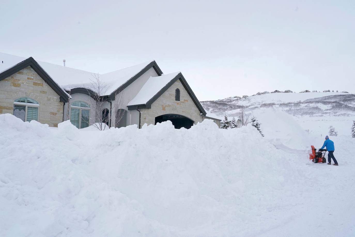 Utah &#039;desaparece&#039; bajo la nieve