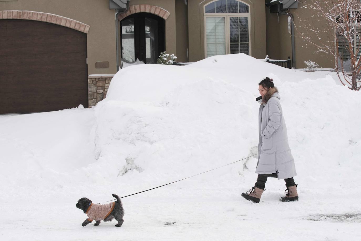 Utah &#039;desaparece&#039; bajo la nieve