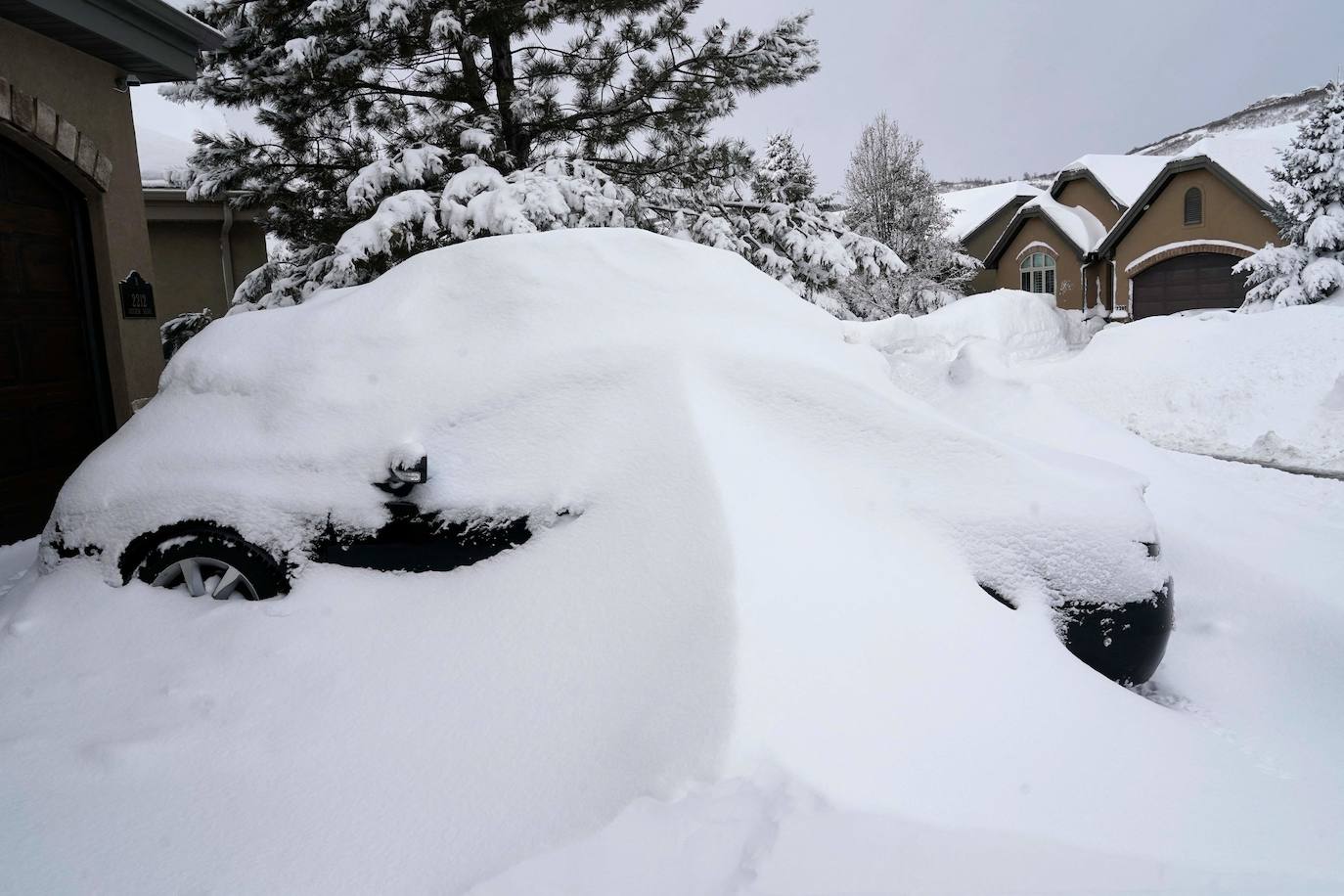 Utah &#039;desaparece&#039; bajo la nieve