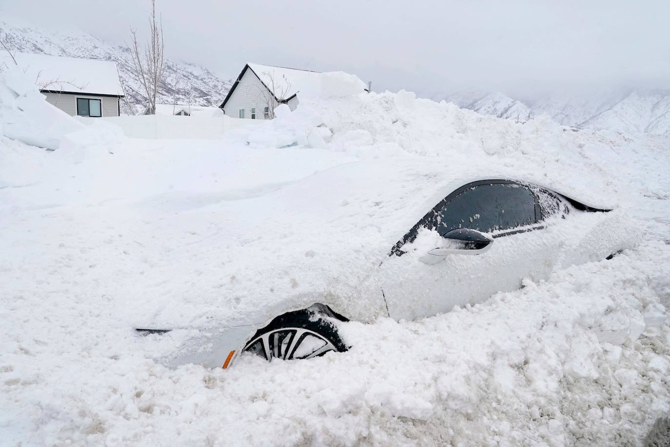 Utah &#039;desaparece&#039; bajo la nieve