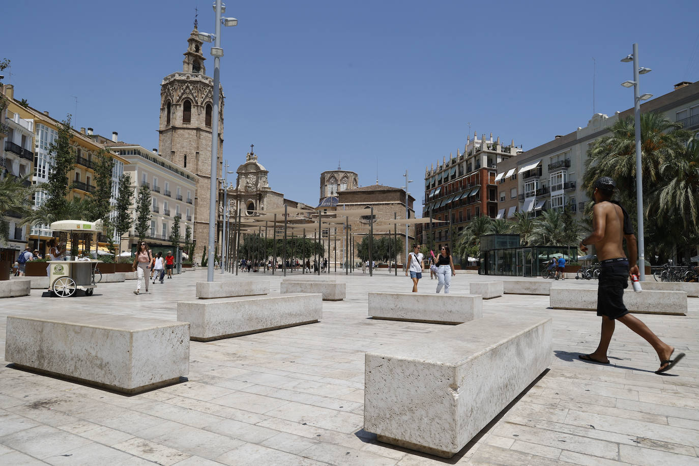 Plaza de la reina de Valencia.