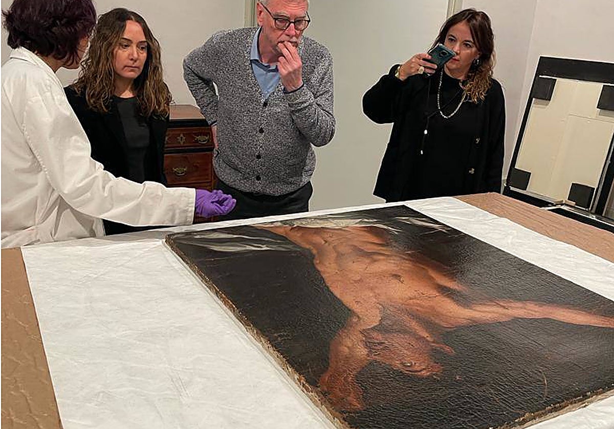 El cuadro de San Dimas ya está en Valencia.