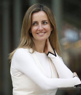 Imagen secundaria 2 - Elena Ravello, durante la entrevista en el mercado. 