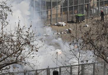 La primera mascletà deja 14 personas atendidas por la Cruz Roja