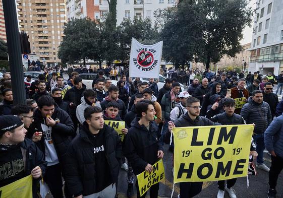 Una de las últimas protestas organizadas por Libertad VCF.