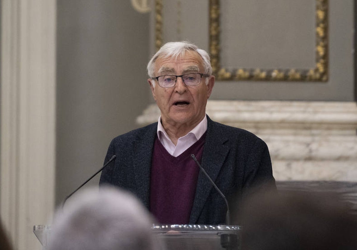 El alcalde de Valencia, Joan Ribó, en un acto en el Salón de Cristal.