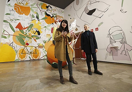 La exposición de la ilustradora Marina Puche, en el Centro del Carmen de Valencia.