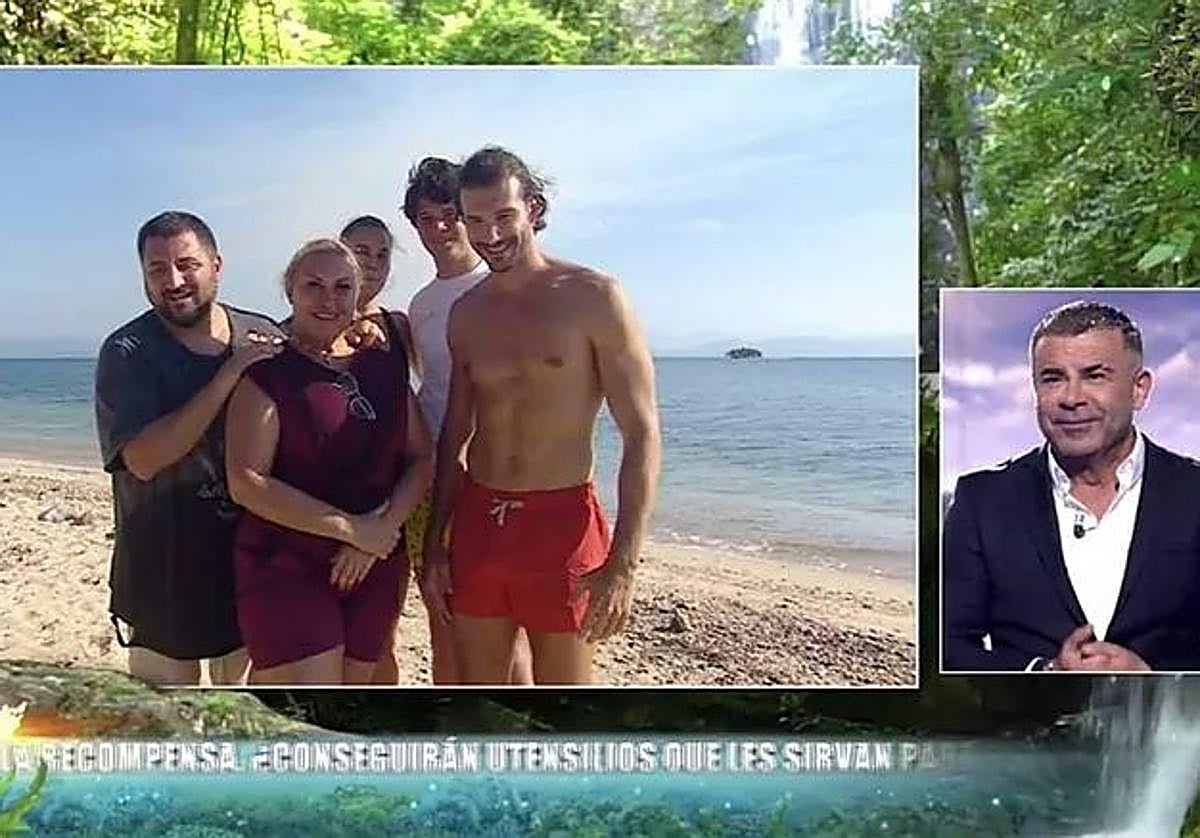 Jorge Javier, este jueves, durante la primera gala de 'Supervivientes'.