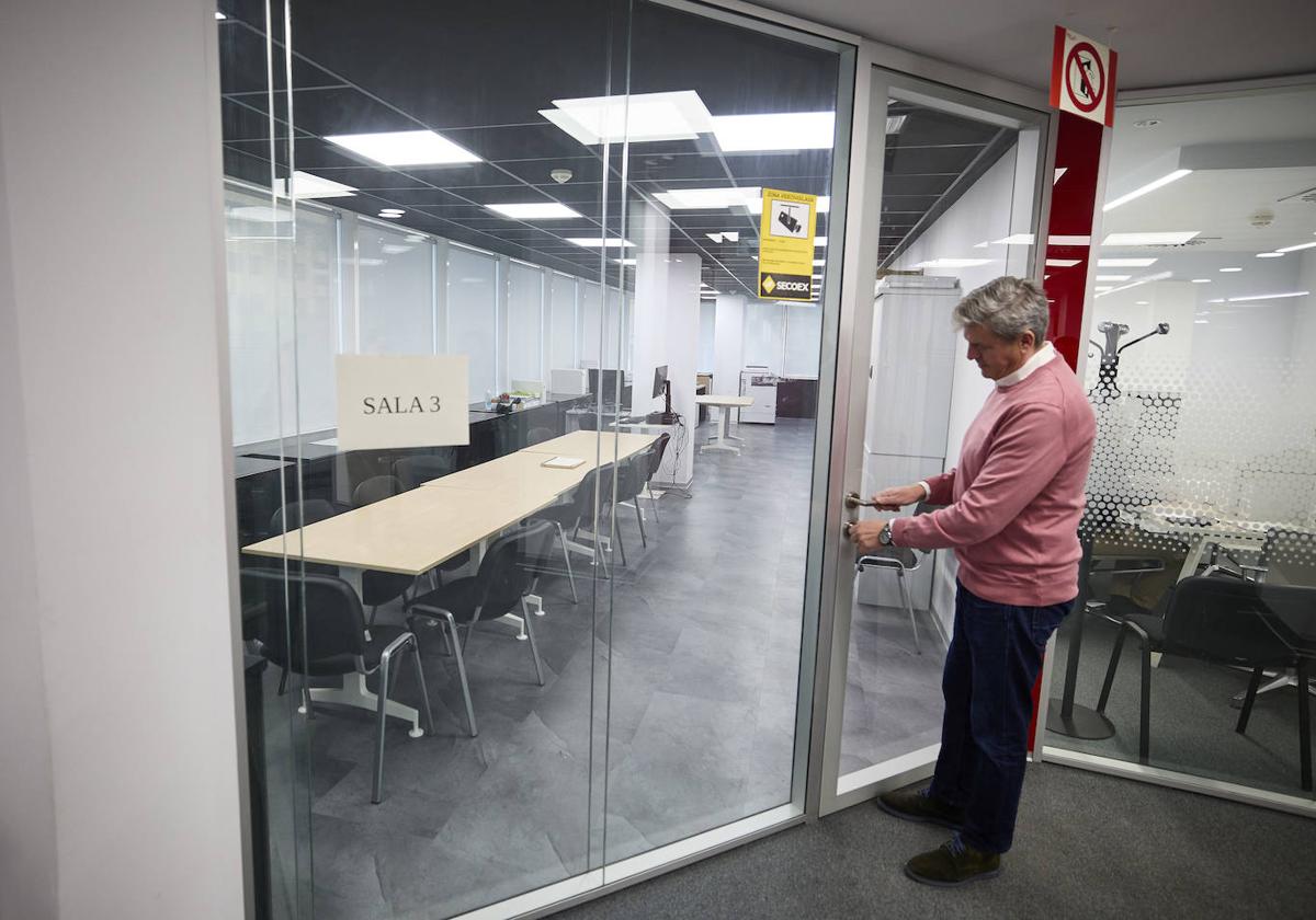 Así es la sala blindada donde se guardan los exámenes de oposiciones