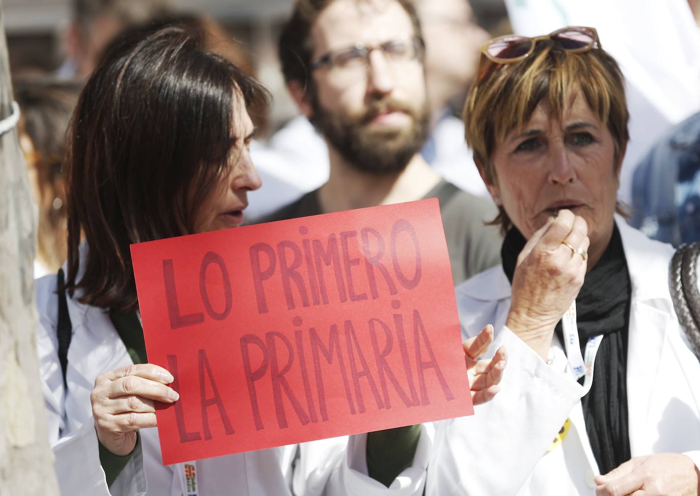 La protesta del Sindicato Médico de la Comunitat